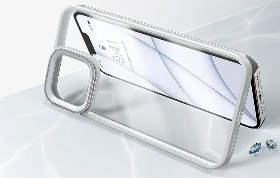 Baseus Crystal Transparent Case for iPhone 13 (Grey)