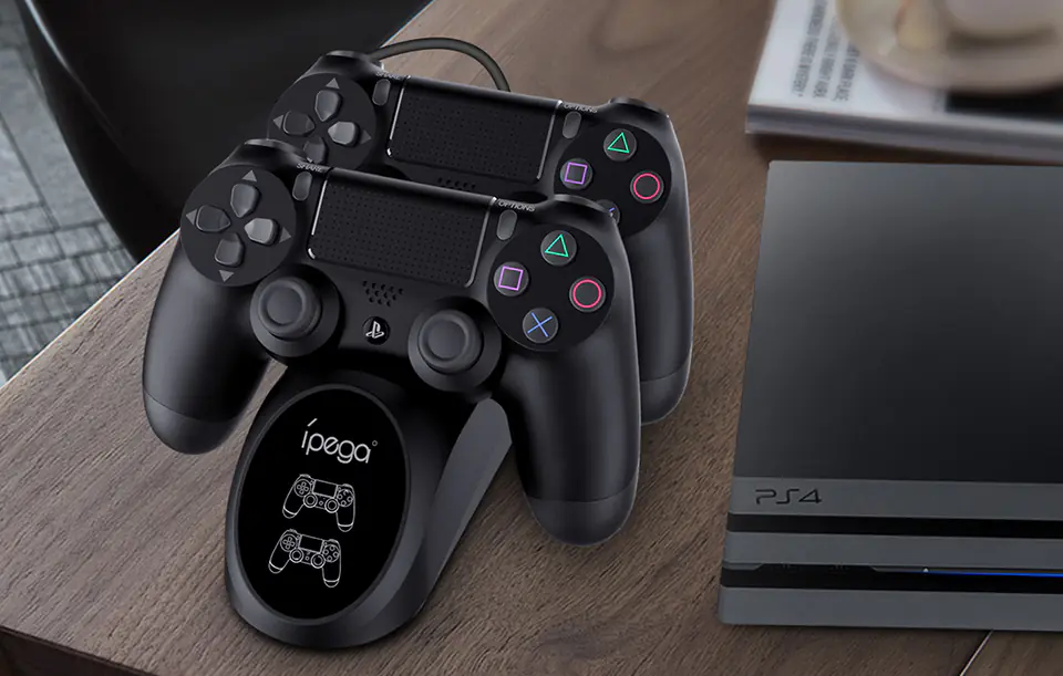 Dual Controller / GamePad Dock for PS4 iPega PG-9180 (Black)