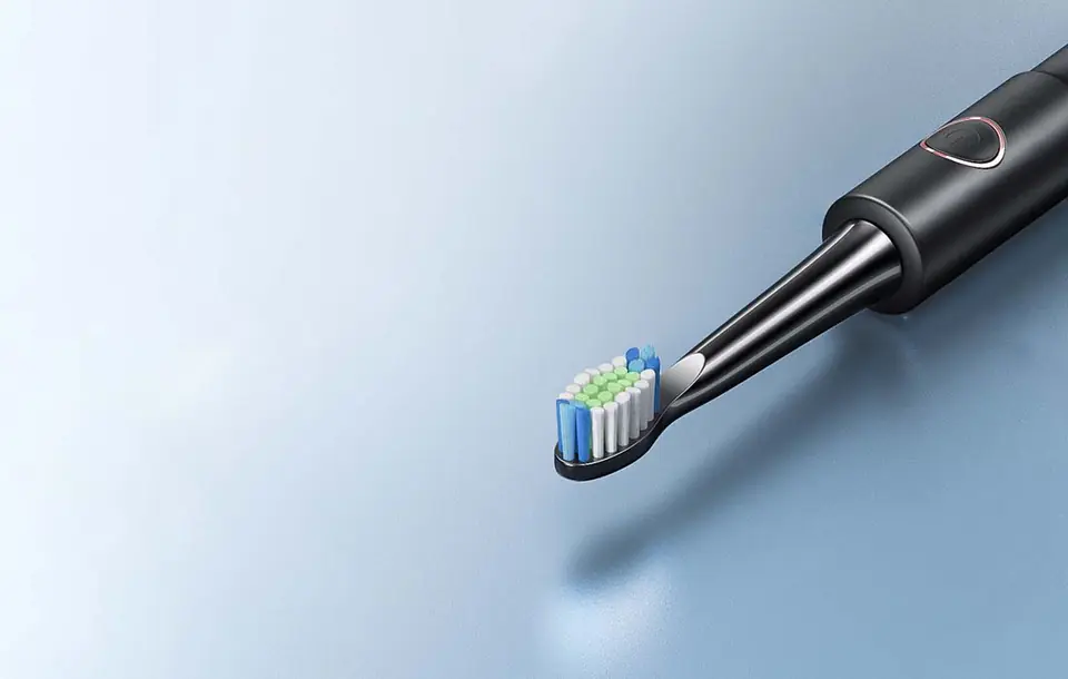 Sonic toothbrush with tip set and irrigator FairyWill FW-5020E + FW-E11 (black)