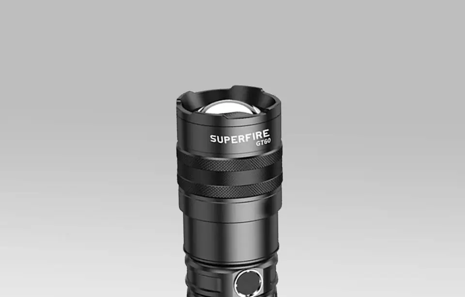 Superfire GT60 Flashlight, 2600lm, USB-C