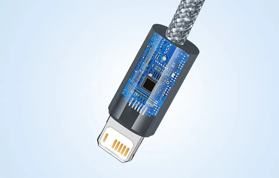 Kabel USB do Lightning Baseus Dynamic Series, 2.4A, 2m (szary)