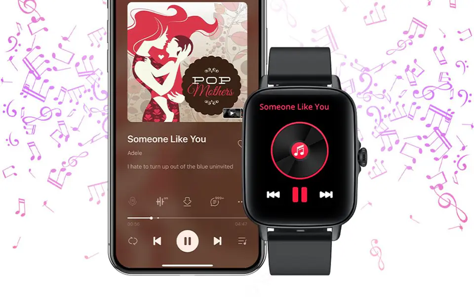 Colmi P28 smartwatch (black)