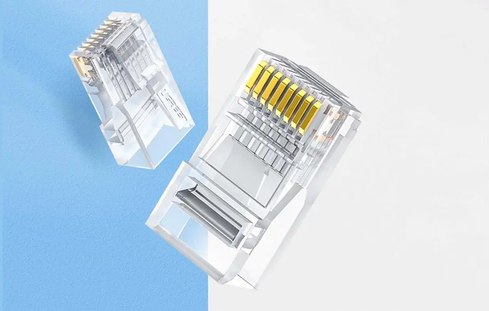 RJ45 UGREEN NW120 plug, Ethernet, 8P/8C, Cat.6/6e, UTP (100pcs)