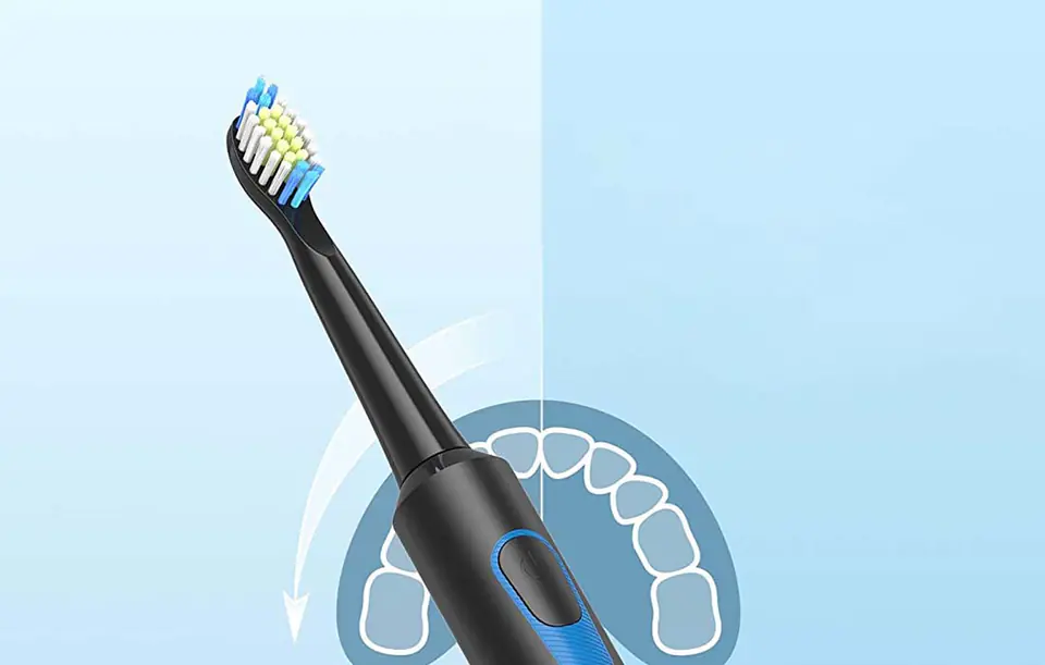 Sonic toothbrush with tip set FairyWill FW-E6 (Black)