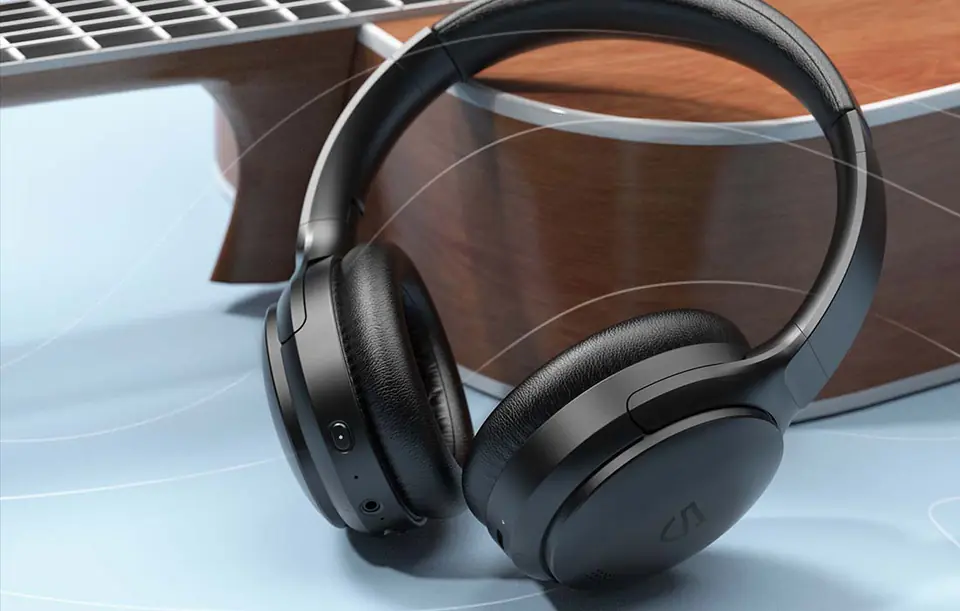 Soundpeats A6, ANC headphones (black)