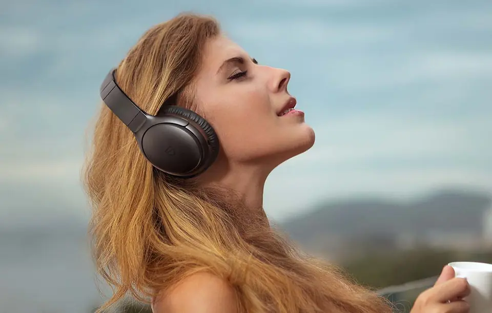 Soundpeats A6, ANC headphones (black)