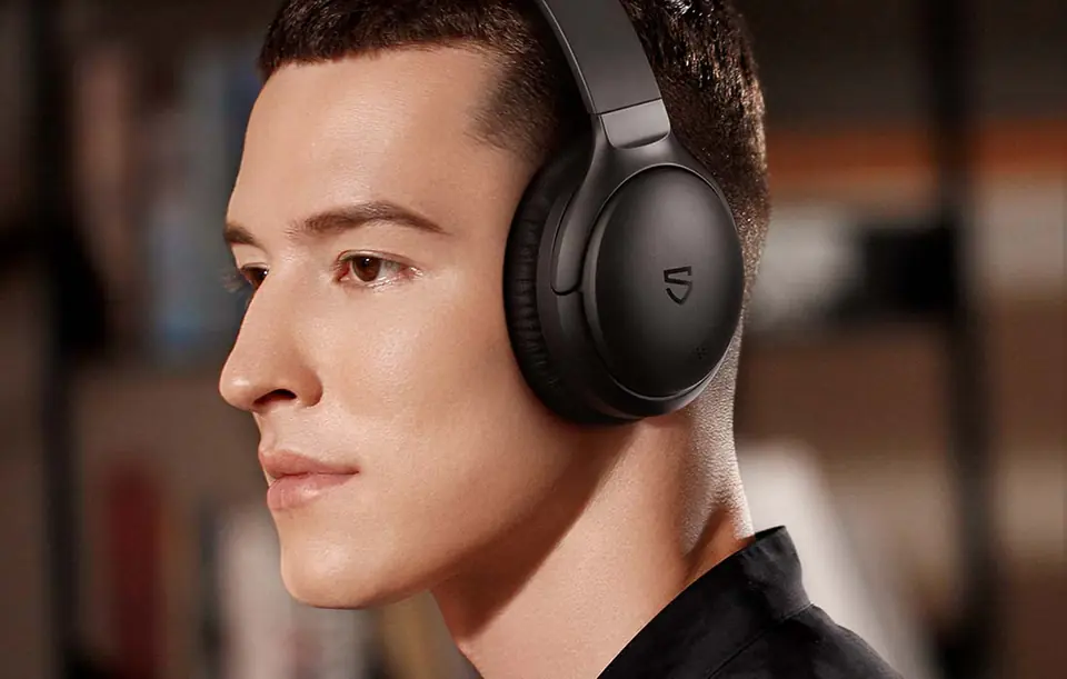 Soundpeats A6, ANC headphones (black)