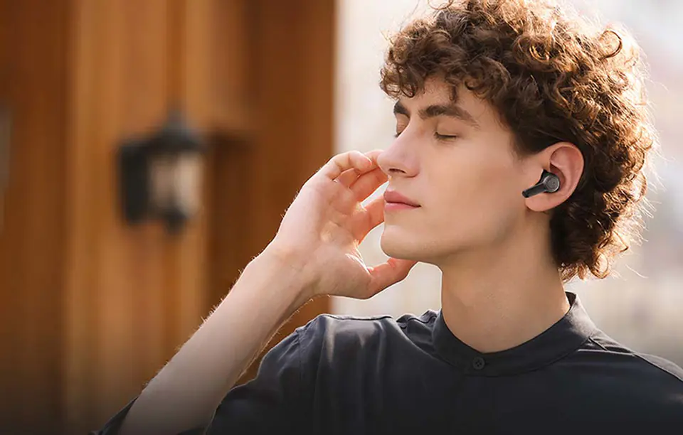 Soundpeats T3 headphones, ANC (black)