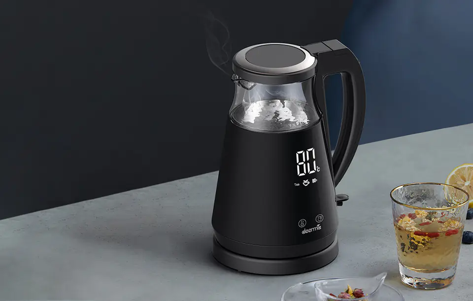 Electric kettle with temperature control 1.7 l 1700 W Deerma SH90W