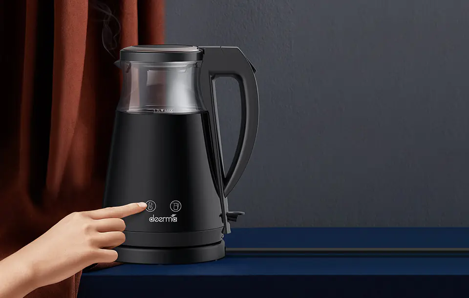 Electric kettle with temperature control 1.7 l 1700 W Deerma SH90W