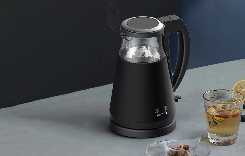 Electric kettle with temperature control 1.7 l 1700 W Deerma SH90W