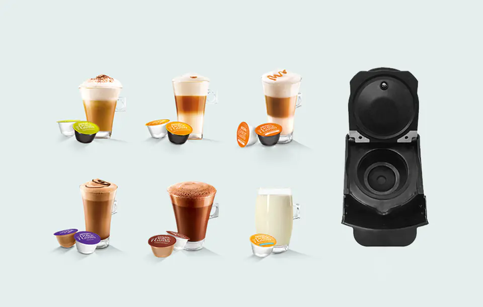 Capsule Coffee Maker 4in1 1450W HiBREW H2A (Black)