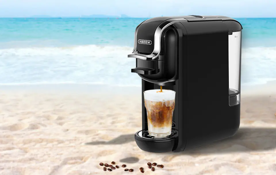 Capsule Coffee Maker 4in1 1450W HiBREW H2A (Black)