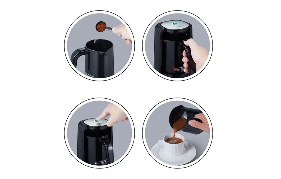 HiBREW Turkish coffee maker