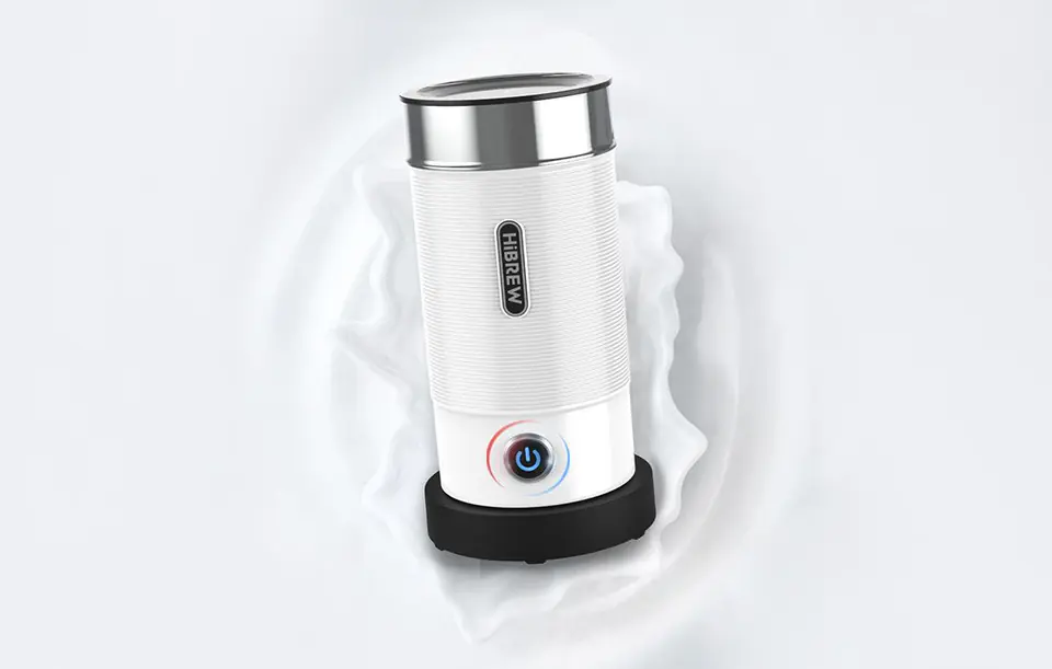 Electric milk frother 450 W HiBREW M1A (white)