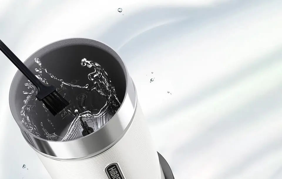 Electric milk frother 450 W HiBREW M1A (white)