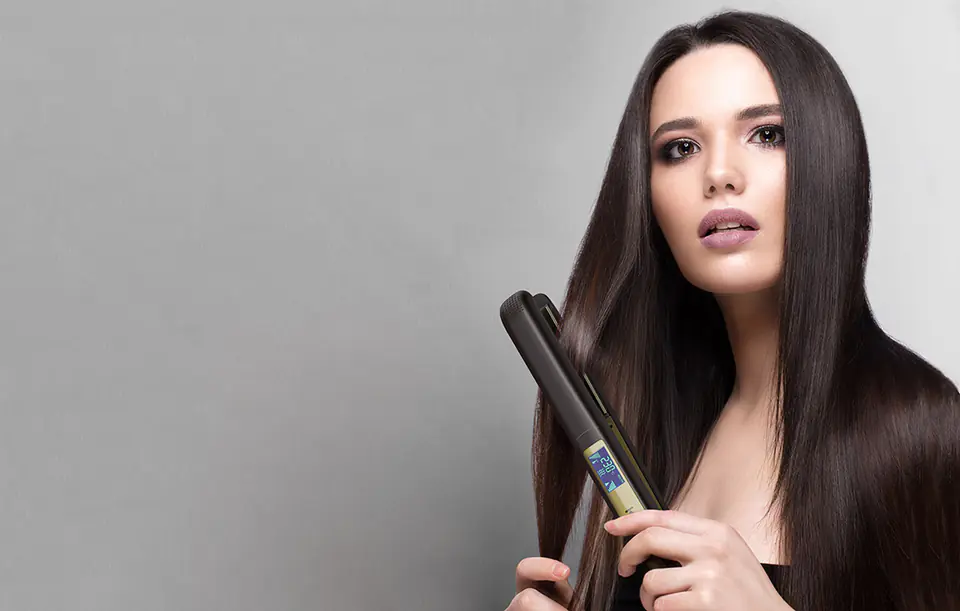 Kipozi K-137 Hair Straightener (Black)