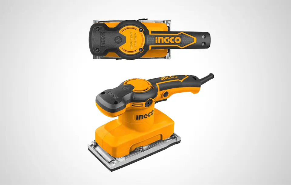 Orbital sander INGCO FS3208, 320W + set of 5 sandpapers