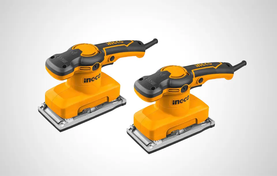 Orbital sander INGCO FS3208, 320W + set of 5 sandpapers