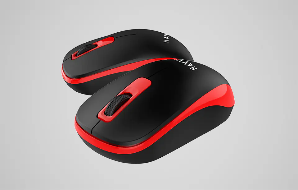 Havit MS626GT Wireless Universal Mouse (Black & Red)