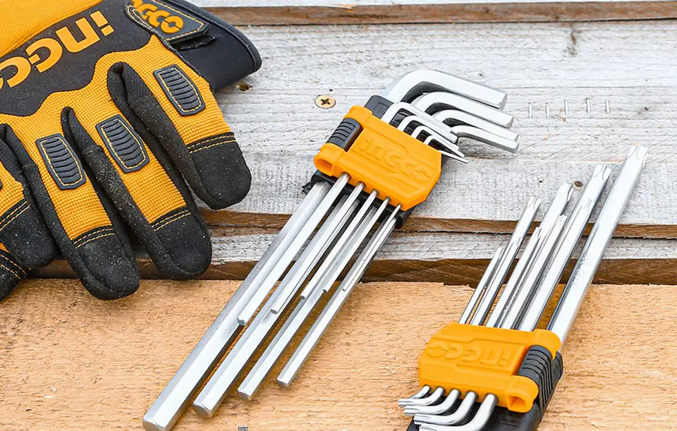 Allen and torx key set INGCO HHKSET0181, 1.5-10mm, T10-T50