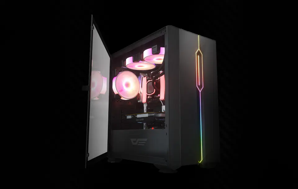 Computer Case Darkflash DLM23 LED (Black)