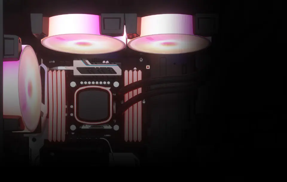 Computer Case Darkflash DLM23 LED (Black)