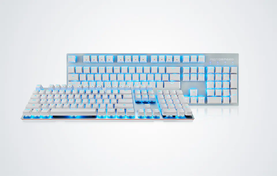 Motospeed GK89 2.4G Wireless Mechanical Keyboard (White)