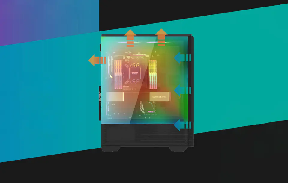 Darkflash DLC31 ATX PC Case (Black)