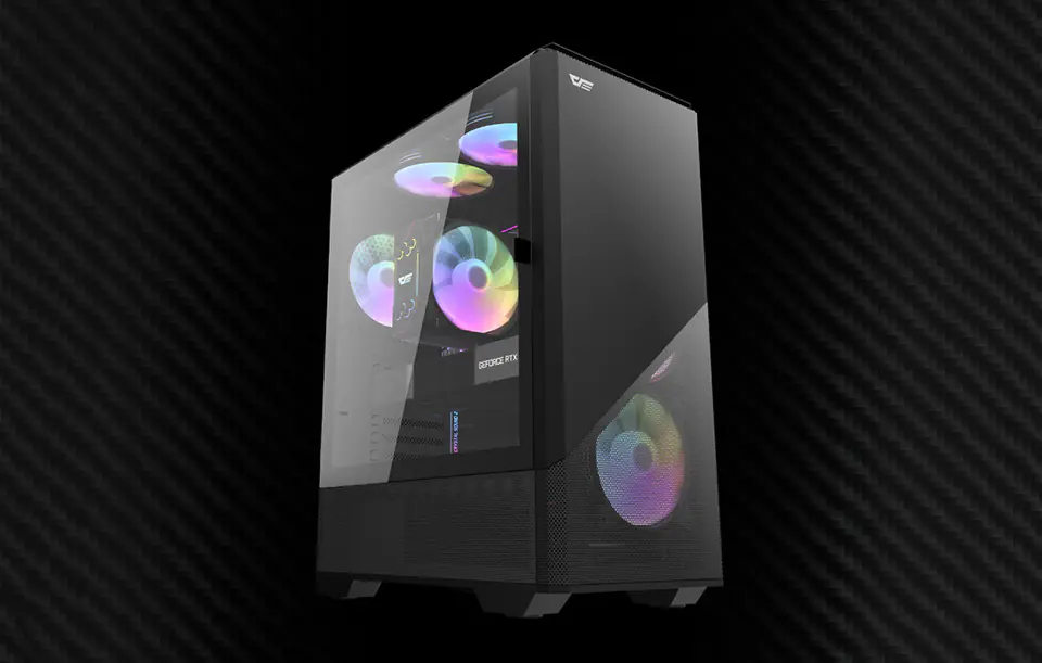 Darkflash DLC31 ATX PC Case (Black)
