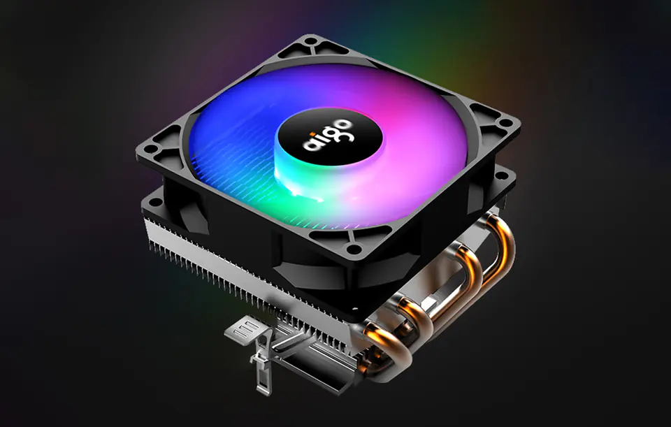 Active cooling for Aigo CC94 RGB CPU (heatsink + 90x90 fan) black
