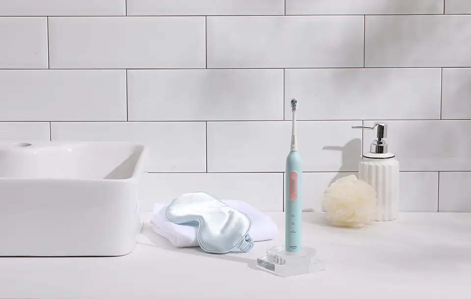 Sonic toothbrush with tip set Usmile P4 (blue)