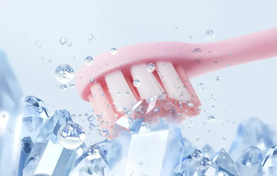 Sonic toothbrush with tip set and case Usmile Y1S (pink)