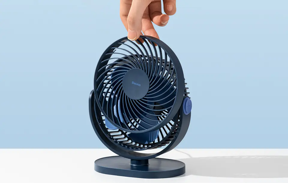 Baseus Serenity desk fan, USB (blue)