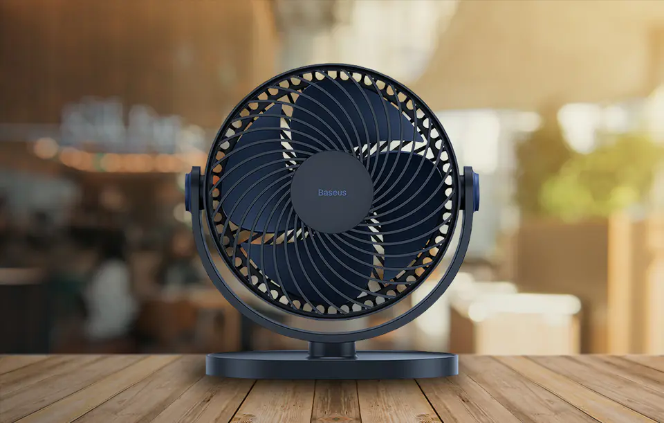 Baseus Serenity desk fan, USB (blue)