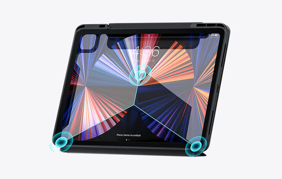 Etui magnetyczne Baseus Safattach do iPad Pro 12,9" (szare)