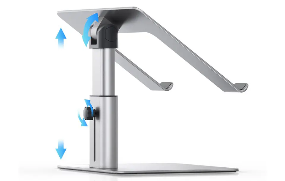 Baseus 11-17" Laptop Stand, adjustable (silver)
