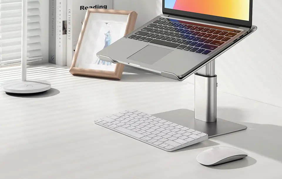 Baseus 11-17" Laptop Stand, adjustable (silver)