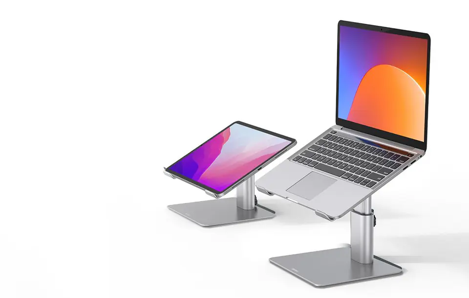 Baseus 11-17" Laptop Stand, adjustable (silver)