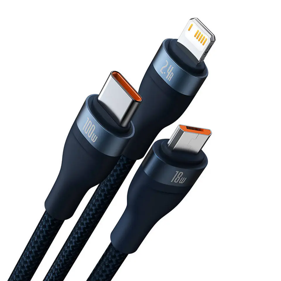 BASEUS Câble USB-C vers Lightning 1m - CATLKLF-91 - CARON Informatique -  Calais