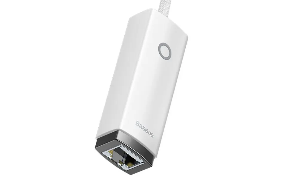 Baseus Lite Series USB-C to RJ45 Network Adapter (White)