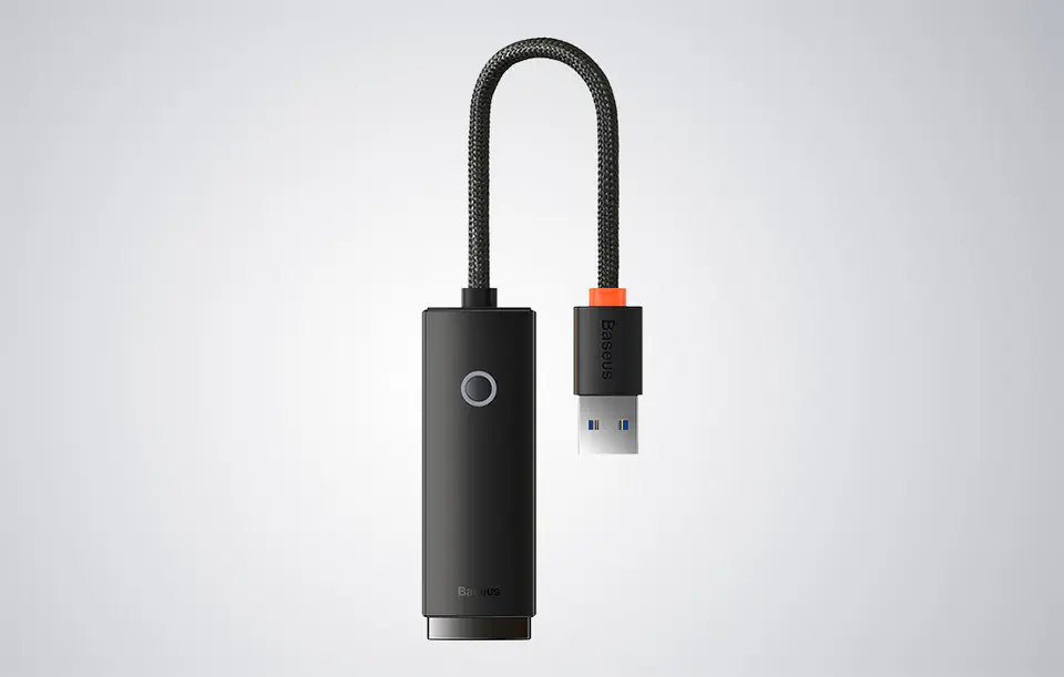 Baseus Lite Series USB to RJ45 Network Adapter (Black)