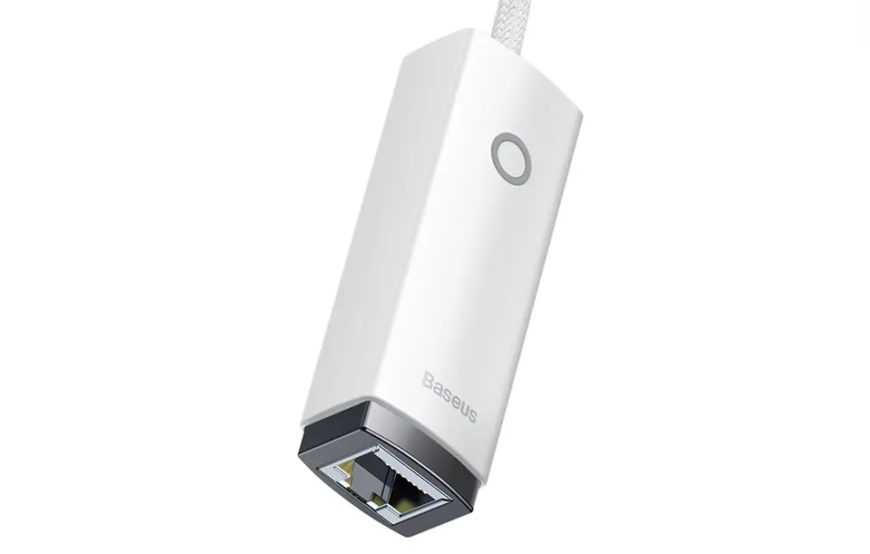 Baseus Lite Series USB to RJ45 Network Adapter, 100Mbps (white)