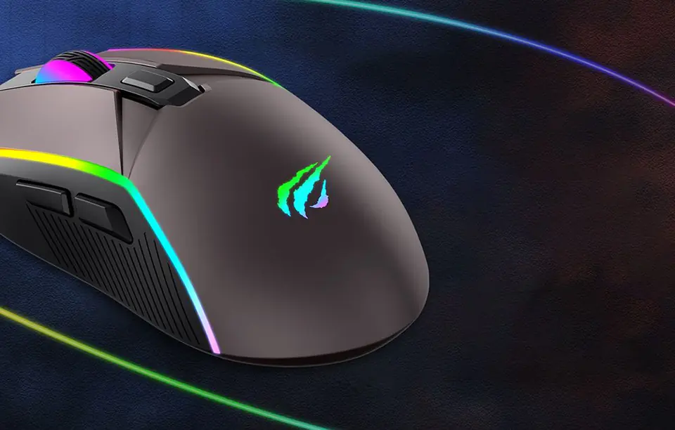 Havit MS1028 RGB 1200-7200 DPI Gaming Mouse (ochre)