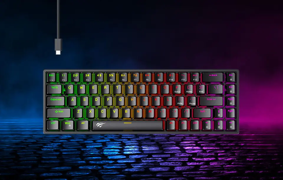 Havit KB865L RGB Mechanical Gaming Keyboard ( Black )