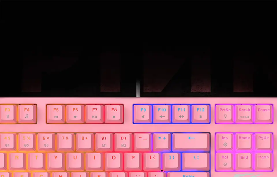 Havit KB871L RGB Mechanical Gaming Keyboard (Pink)