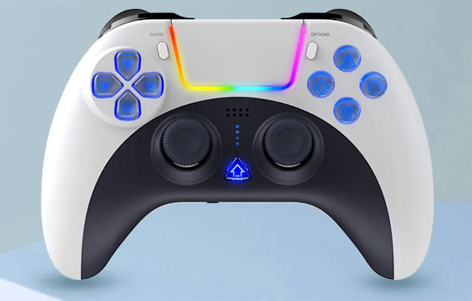 Wireless Controller / GamePad iPega PG-P4023C PS4 touchpad (white)