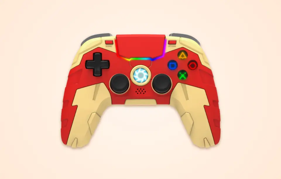 Wireless controller / GamePad iPega PG-P4020A touchpad PS4 (red)
