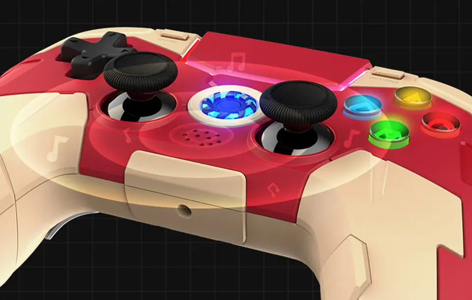 Wireless controller / GamePad iPega PG-P4020A touchpad PS4 (red)