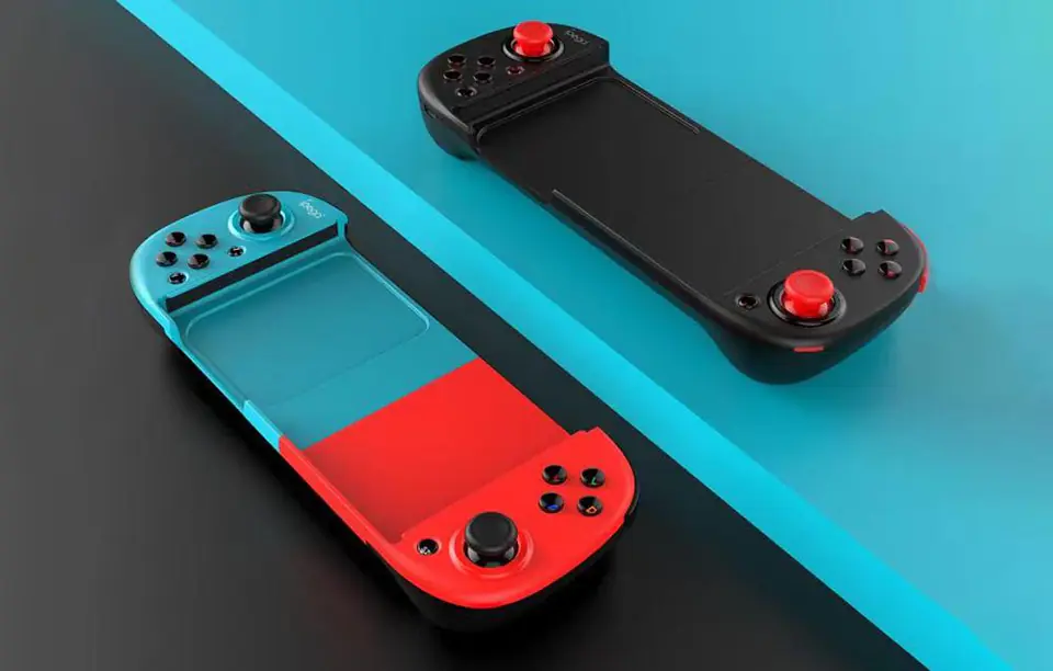 PG-9217B Wireless Controller / GamePad iPega with Phone Holder (Red-Blue)